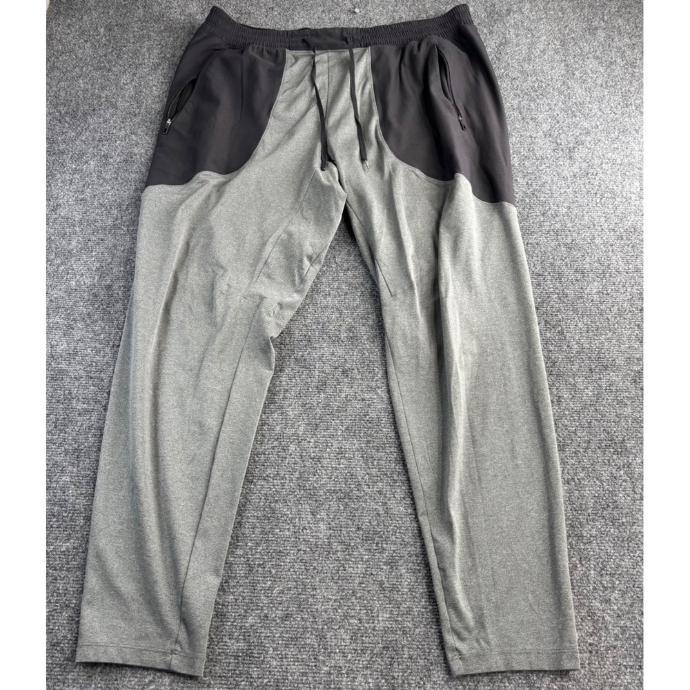 Lululemon License to Train Pant Mens XXL Black Grey Colorblock Joggers Training